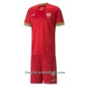 Conjunto (Camiseta+Pantalón Corto) Serbia Primera Equipación Mundial 2022 - Niño